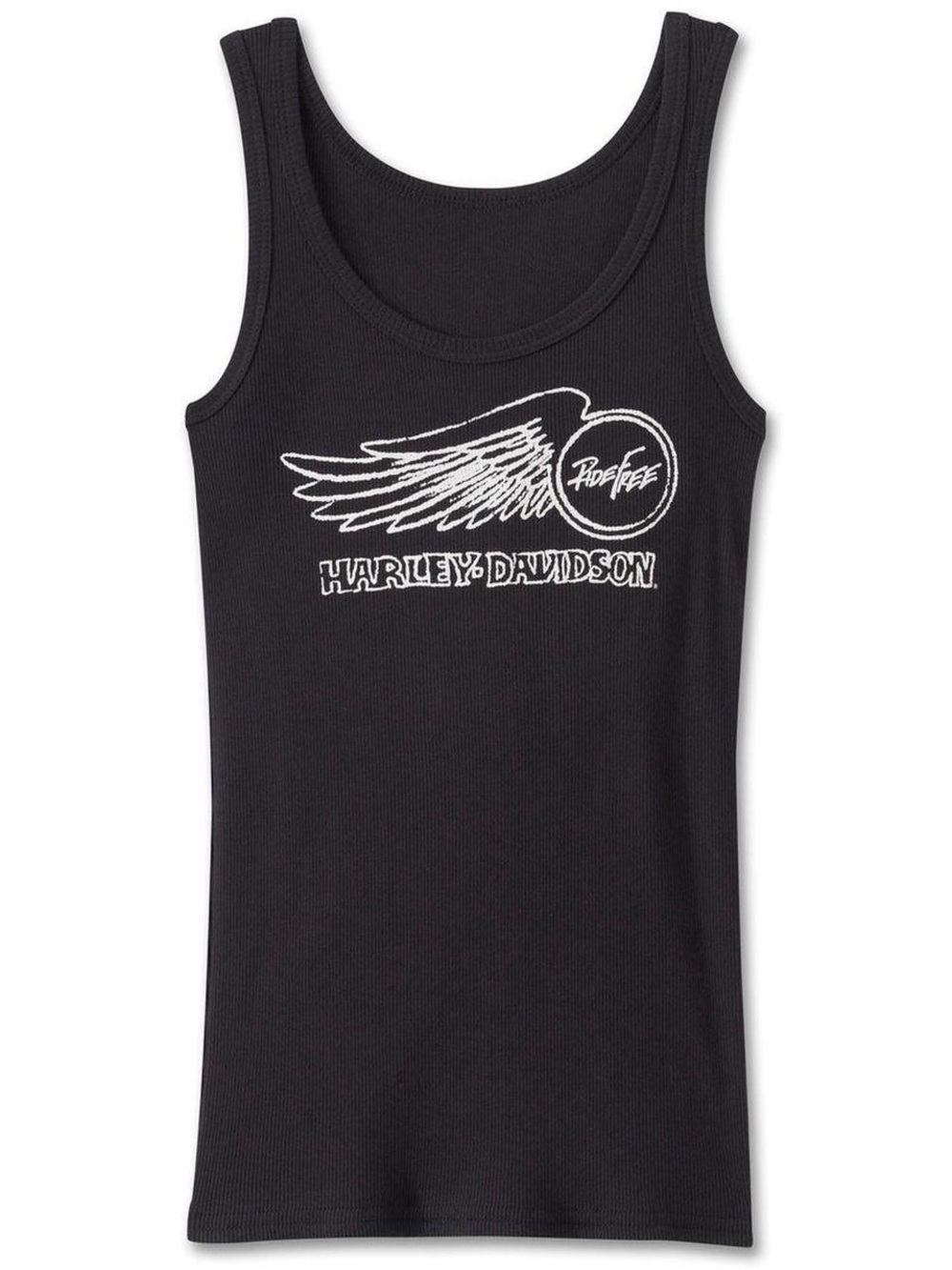Harley-Davidson Women's Willie G. Winged Wheel Stretch Sleeveless Shirt Rib Tank